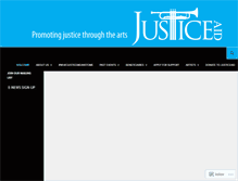 Tablet Screenshot of justiceaid.org